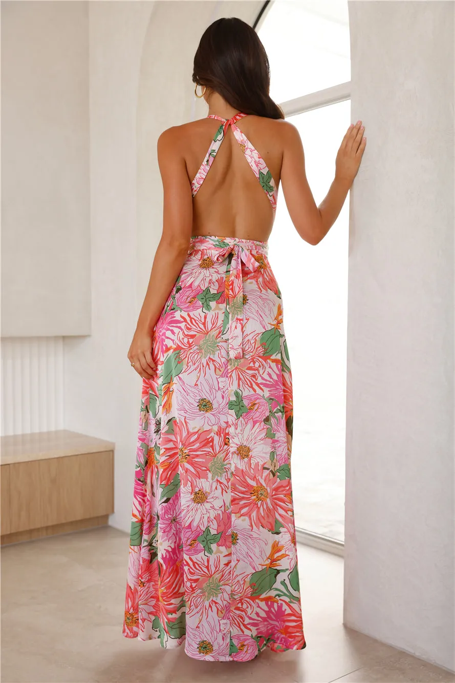 Power Of Flowers Maxi Dress Print sold by Hello Molly product image thumbnail 5