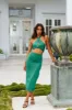 Beachside Dreamer Midi Dress Emerald sold by Hello Molly