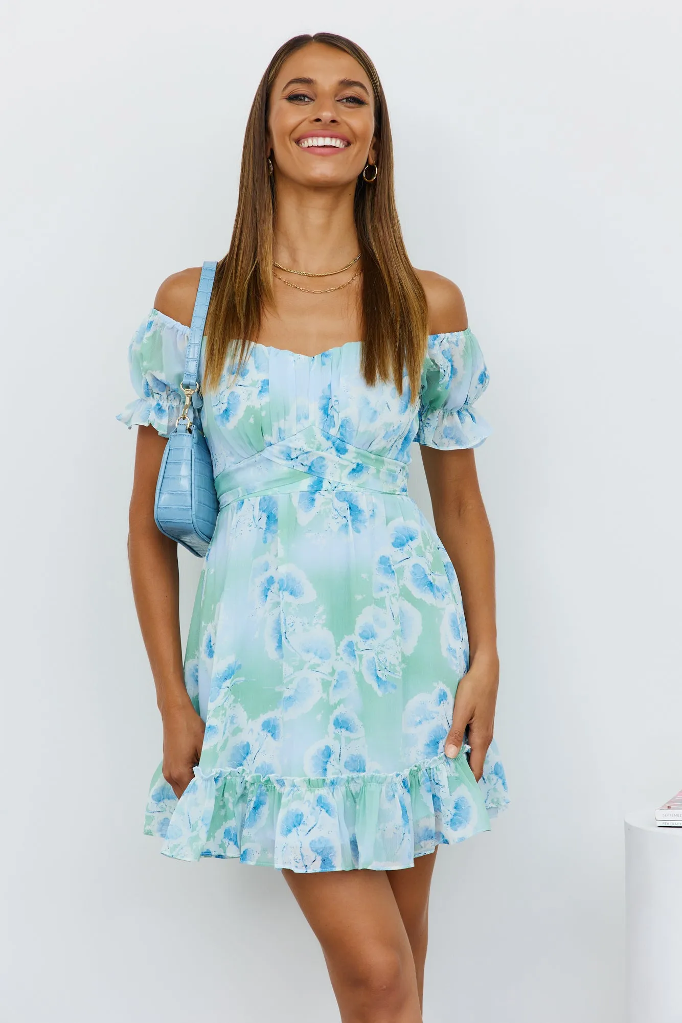 Groovin Through The Night Dress Blue sold by Hello Molly product image thumbnail 2