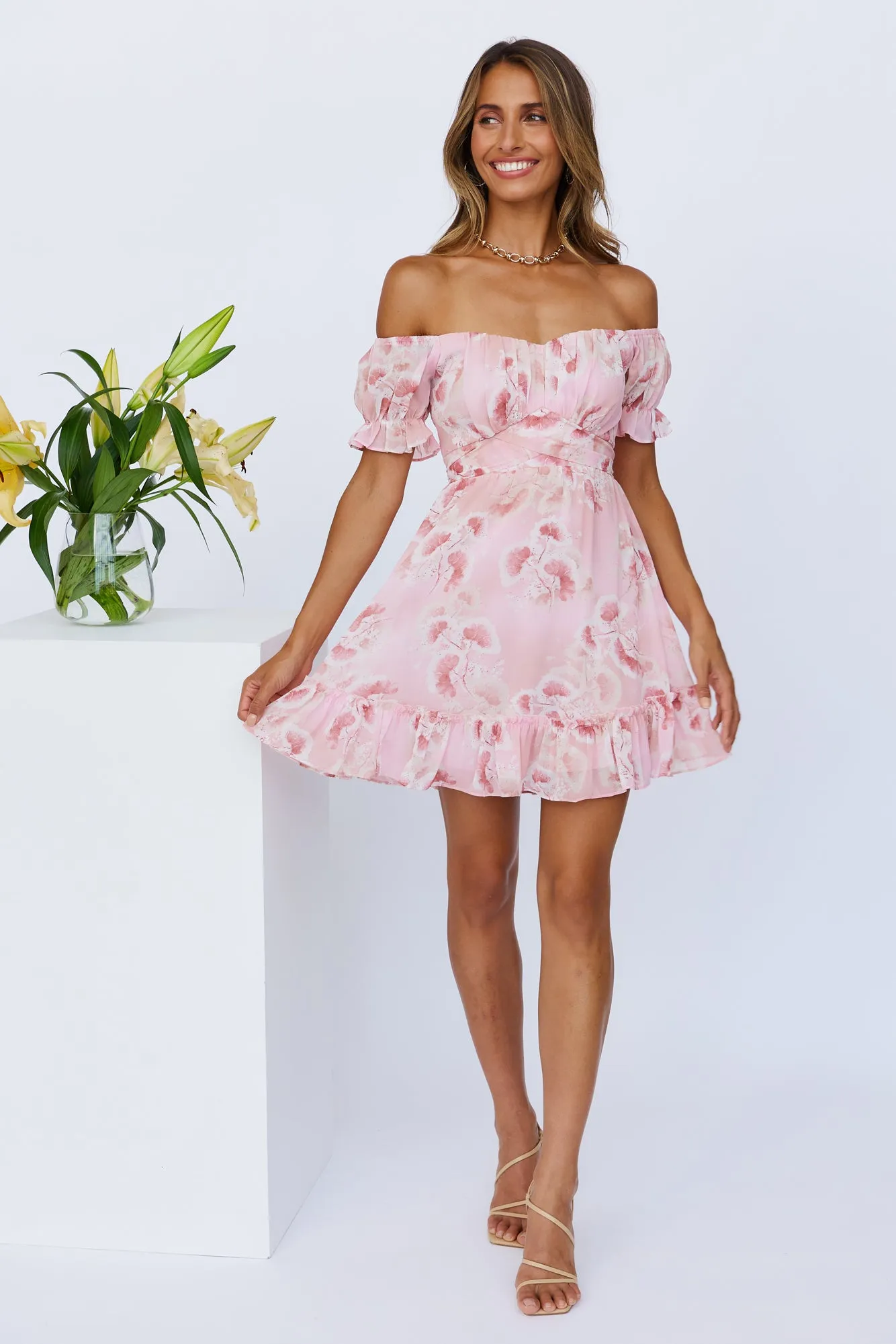 Groovin Through The Night Dress Pink sold by Hello Molly product image thumbnail 3