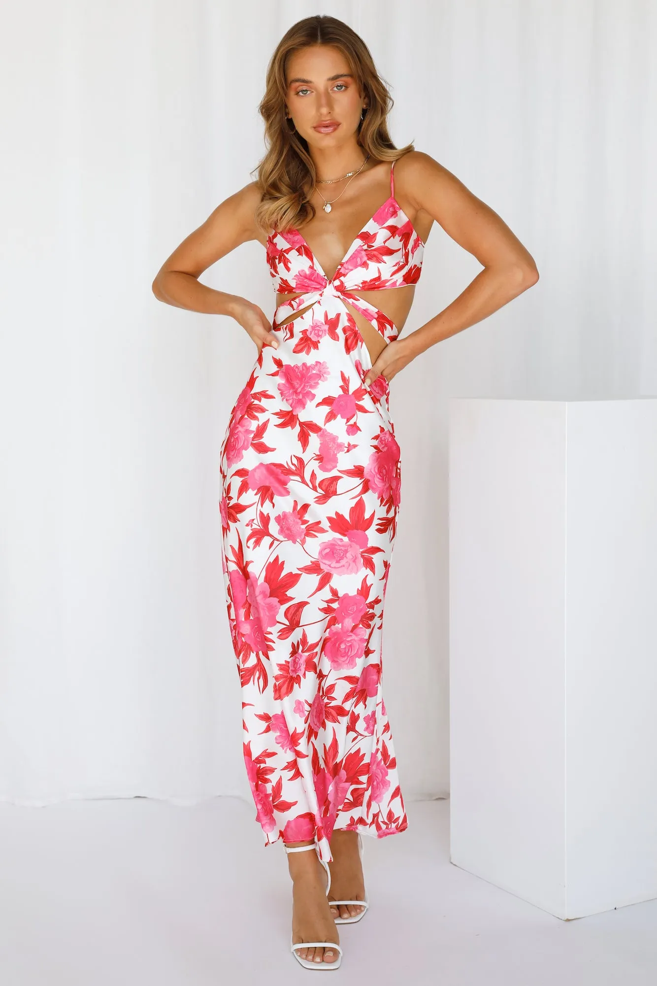 Lover Like Me Midi Dress Red sold by Hello Molly product image thumbnail 3