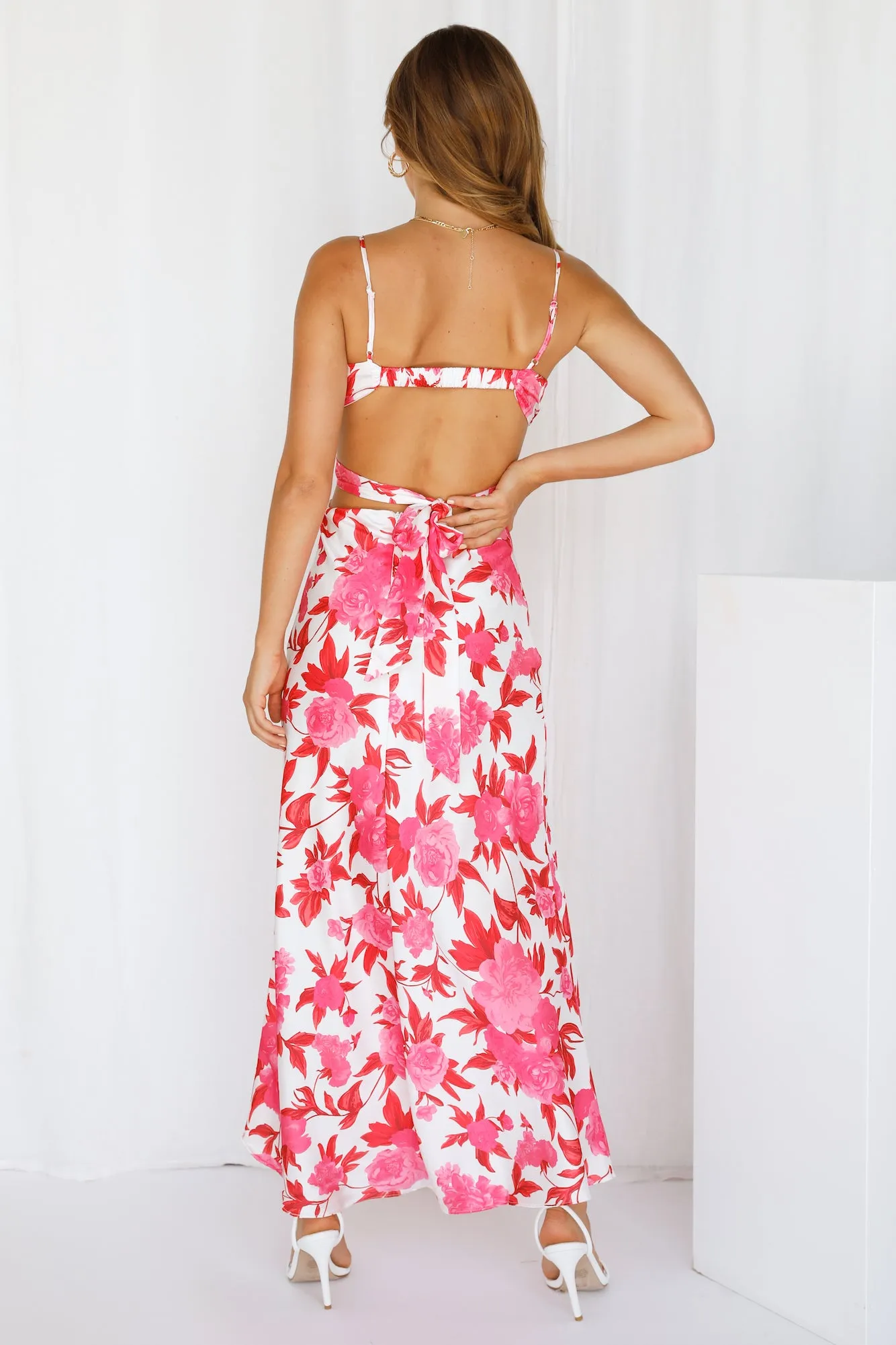 Lover Like Me Midi Dress Red sold by Hello Molly product image thumbnail 4