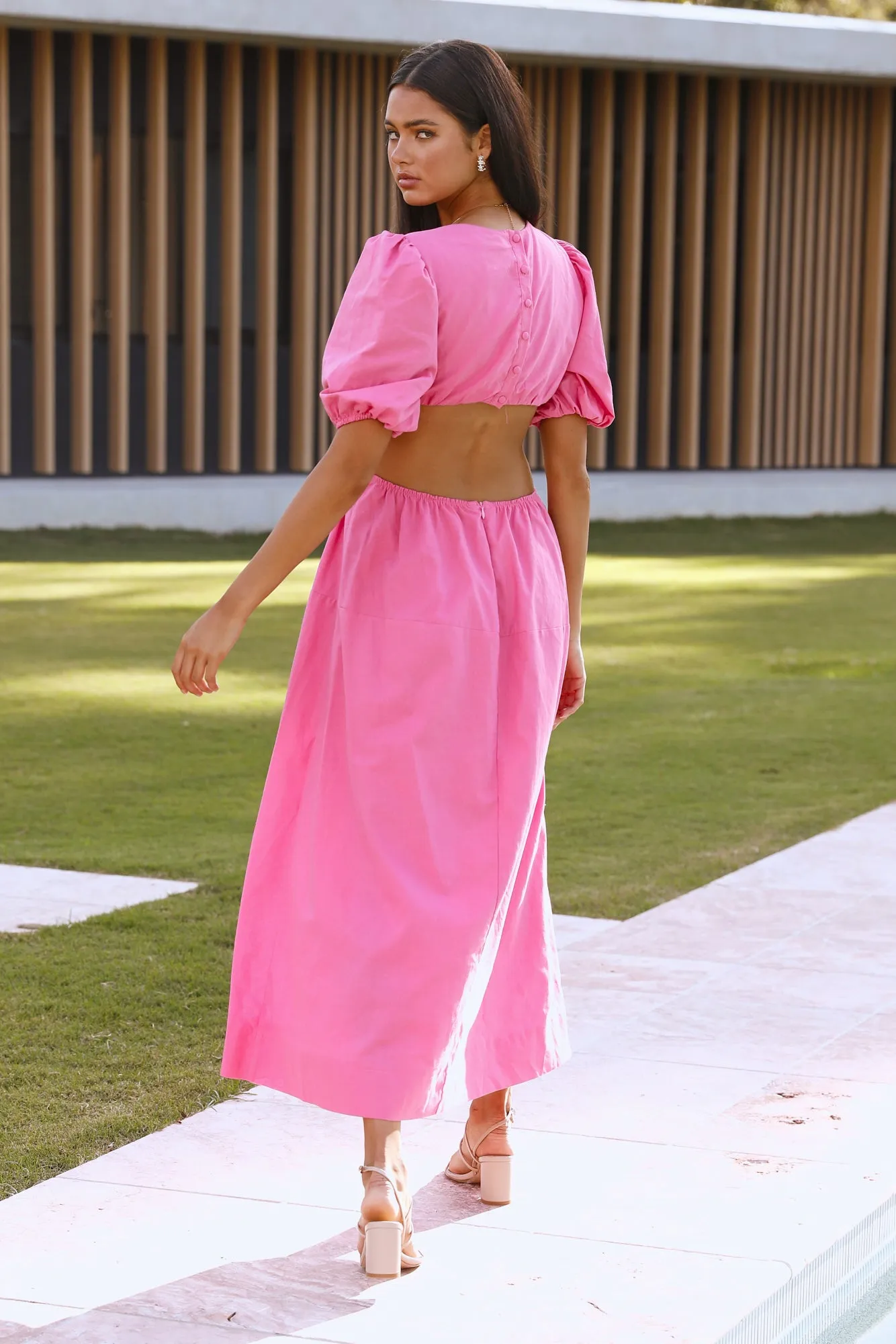Cookie Jar Maxi Dress Pink sold by Hello Molly product image thumbnail 4