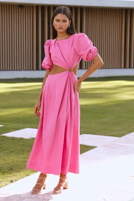 Cookie Jar Maxi Dress Pink sold by Hello Molly