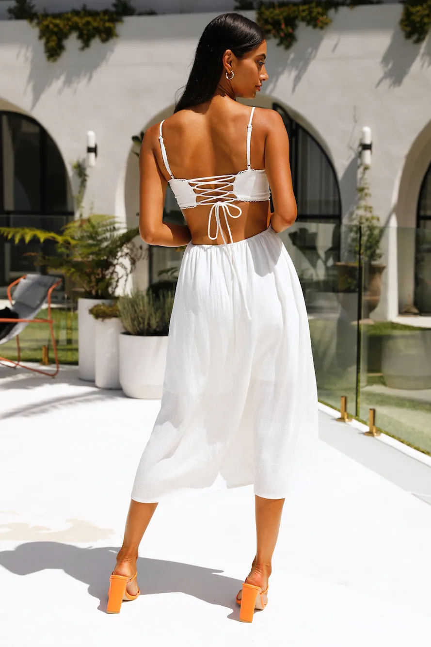 Lovely Ride Midi Dress White sold by Hello Molly product image thumbnail 4