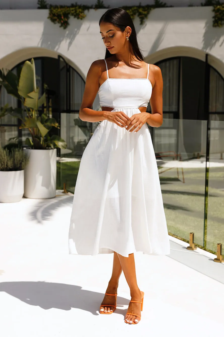 Lovely Ride Midi Dress White sold by Hello Molly product image thumbnail 2