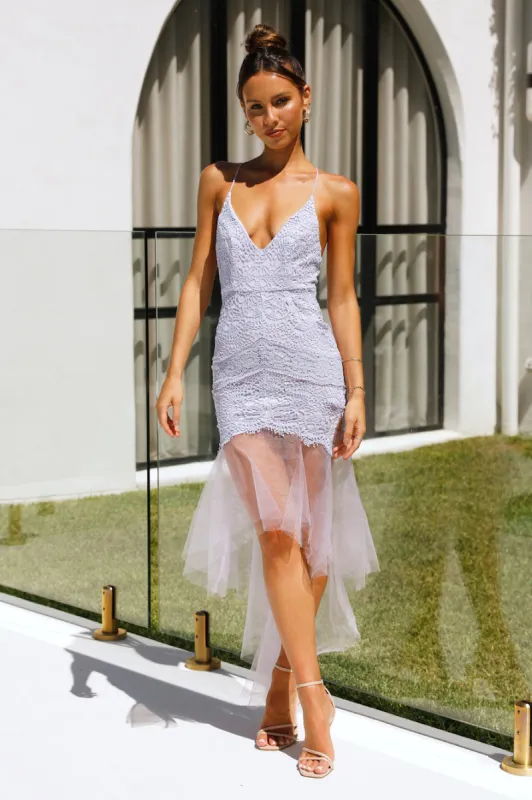 Fae Midi Dress Lavender sold by Hello Molly