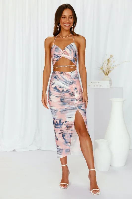 Ava Maxi Dress Blue sold by Hello Molly