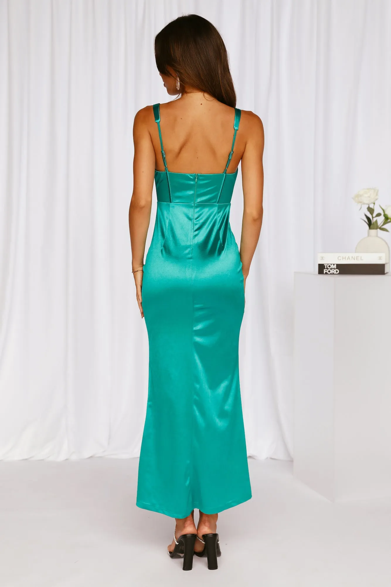 Check It Out Midi Dress Green sold by Hello Molly product image thumbnail 4