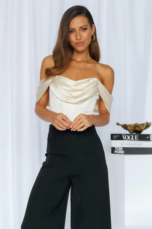 Queen Business Crop Champagne sold by Hello Molly