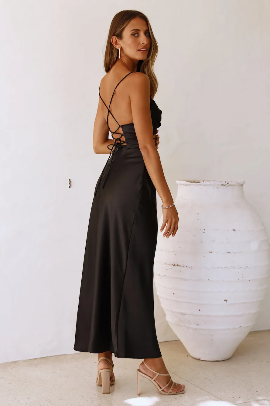 Made Love Midi Dress Black sold by Hello Molly product image thumbnail 4
