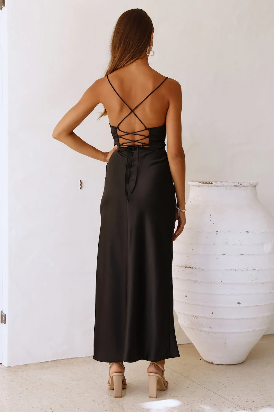 Made Love Midi Dress Black sold by Hello Molly product image thumbnail 5