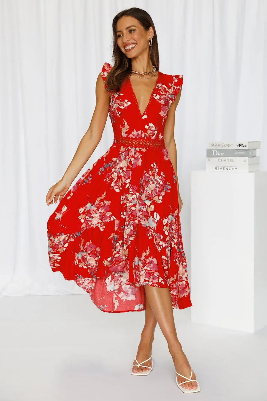 Harbour Side Fun Maxi Dress Red sold by Hello Molly product image thumbnail 3