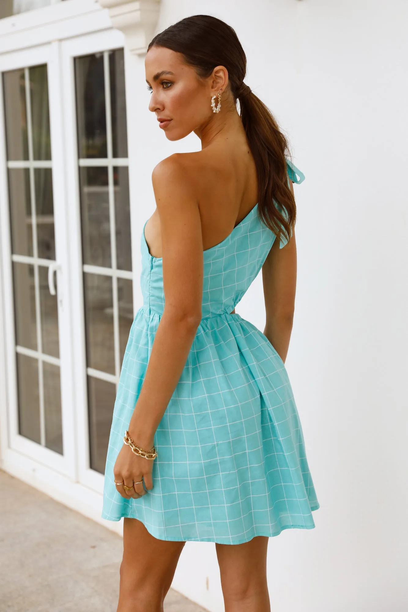 Into The Room Dress Aqua sold by Hello Molly product image thumbnail 5