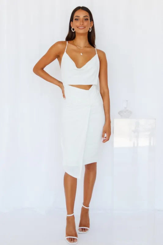 Sweetest Times Dress White sold by Hello Molly