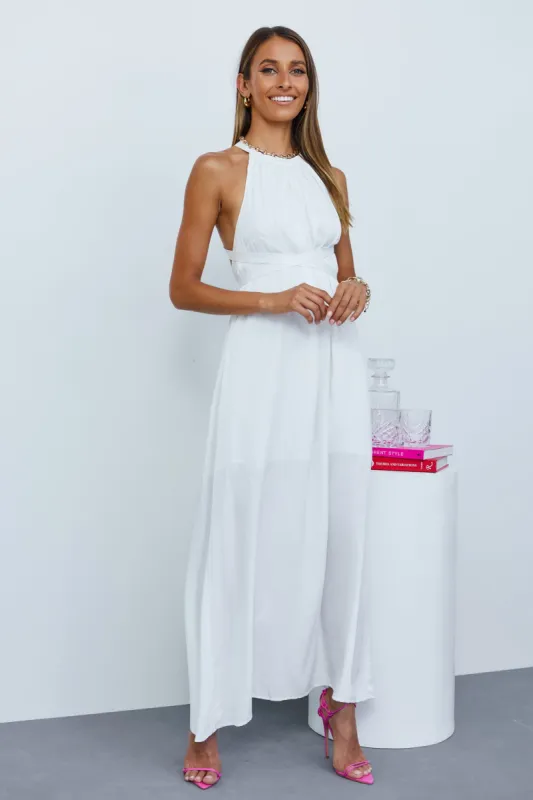 Embrace It Maxi Dress White sold by Hello Molly