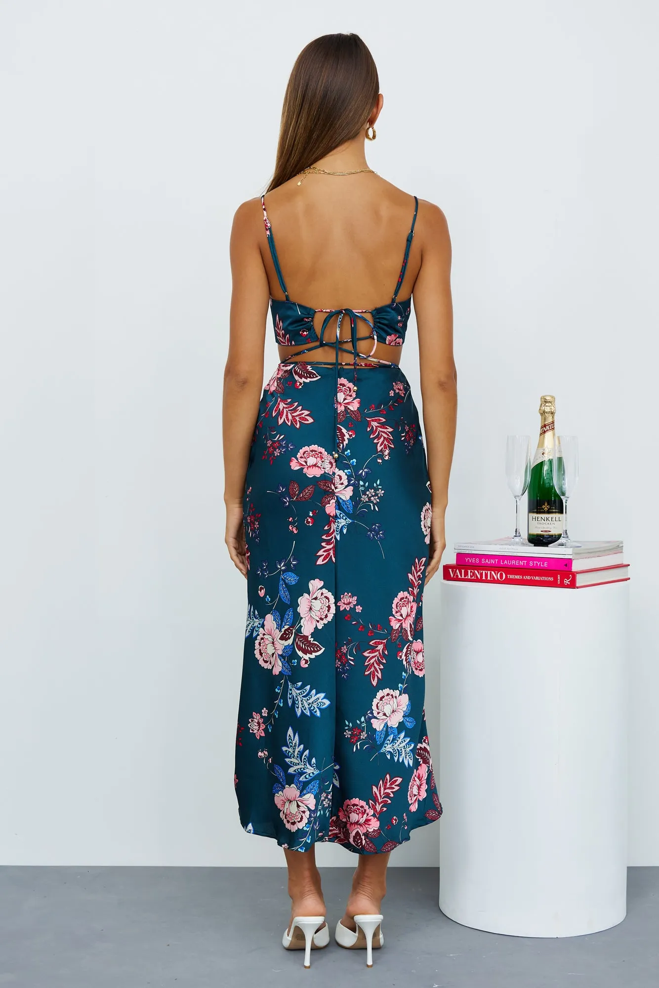 Your Windy Days Midi Dress Blue sold by Hello Molly product image thumbnail 5