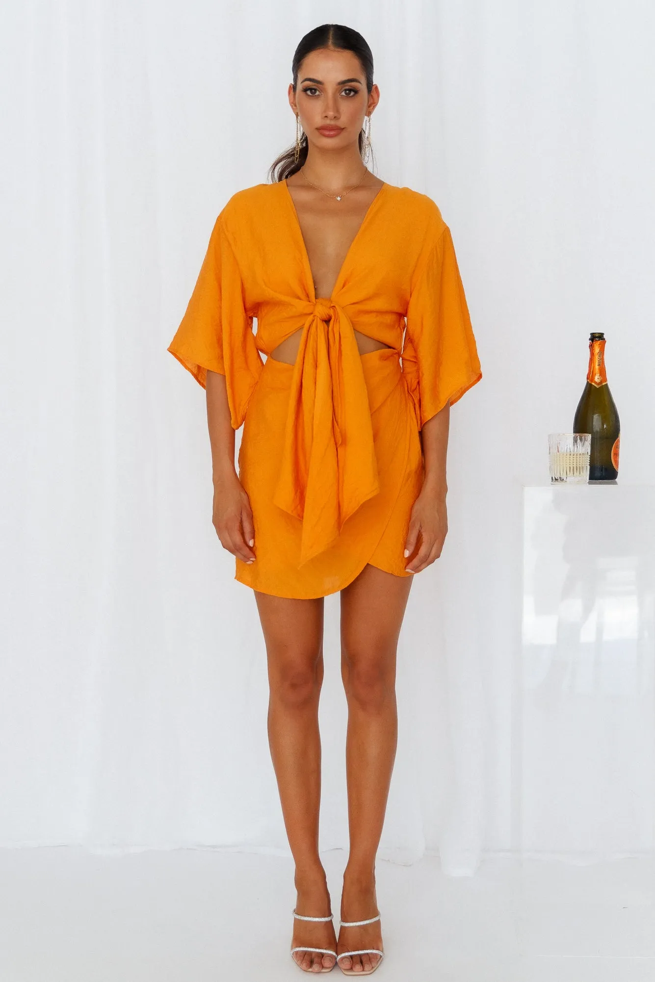 Saharan Heat Dress Orange sold by Hello Molly