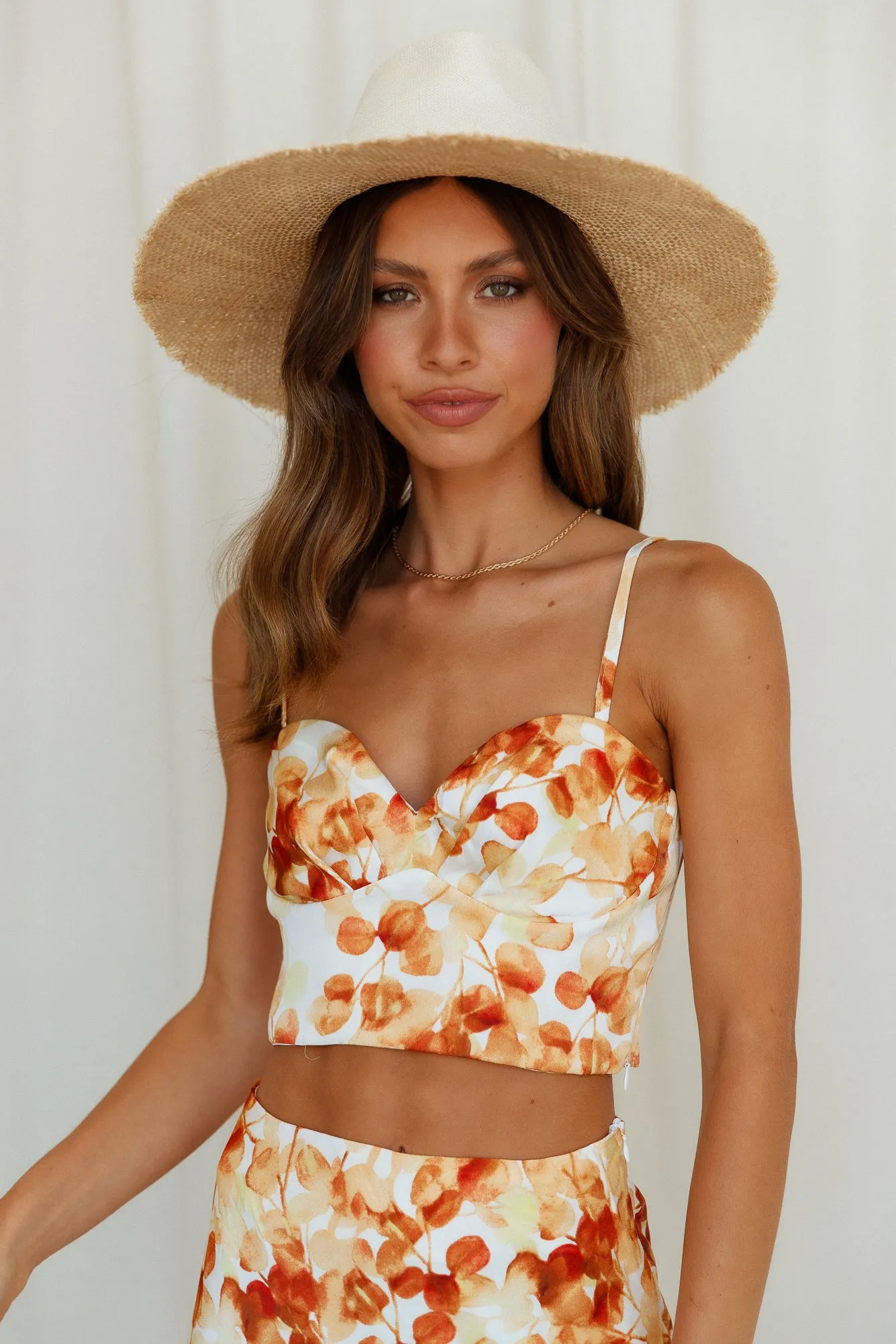 Looking So Fine Crop Orange sold by Hello Molly