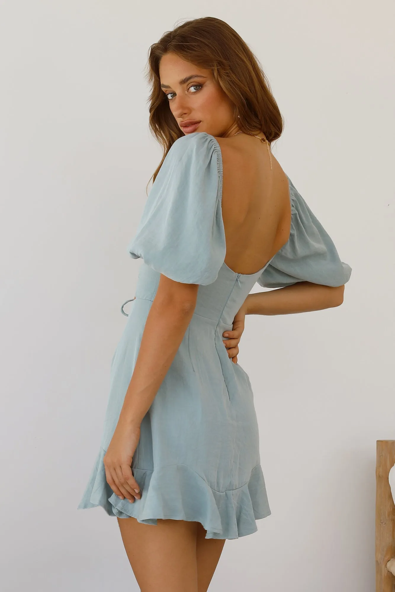 Sun Lovin Dress Sage sold by Hello Molly product image thumbnail 4