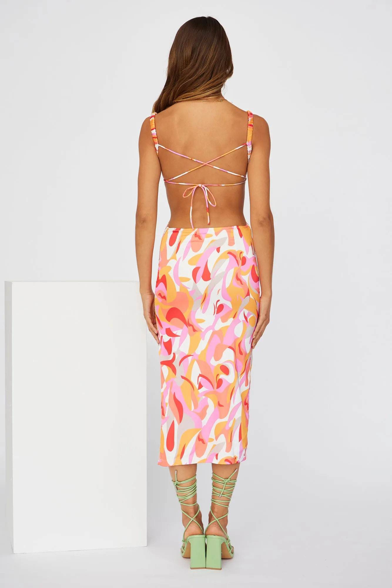 Malibu Lover Midi Dress Red sold by Hello Molly product image thumbnail 4