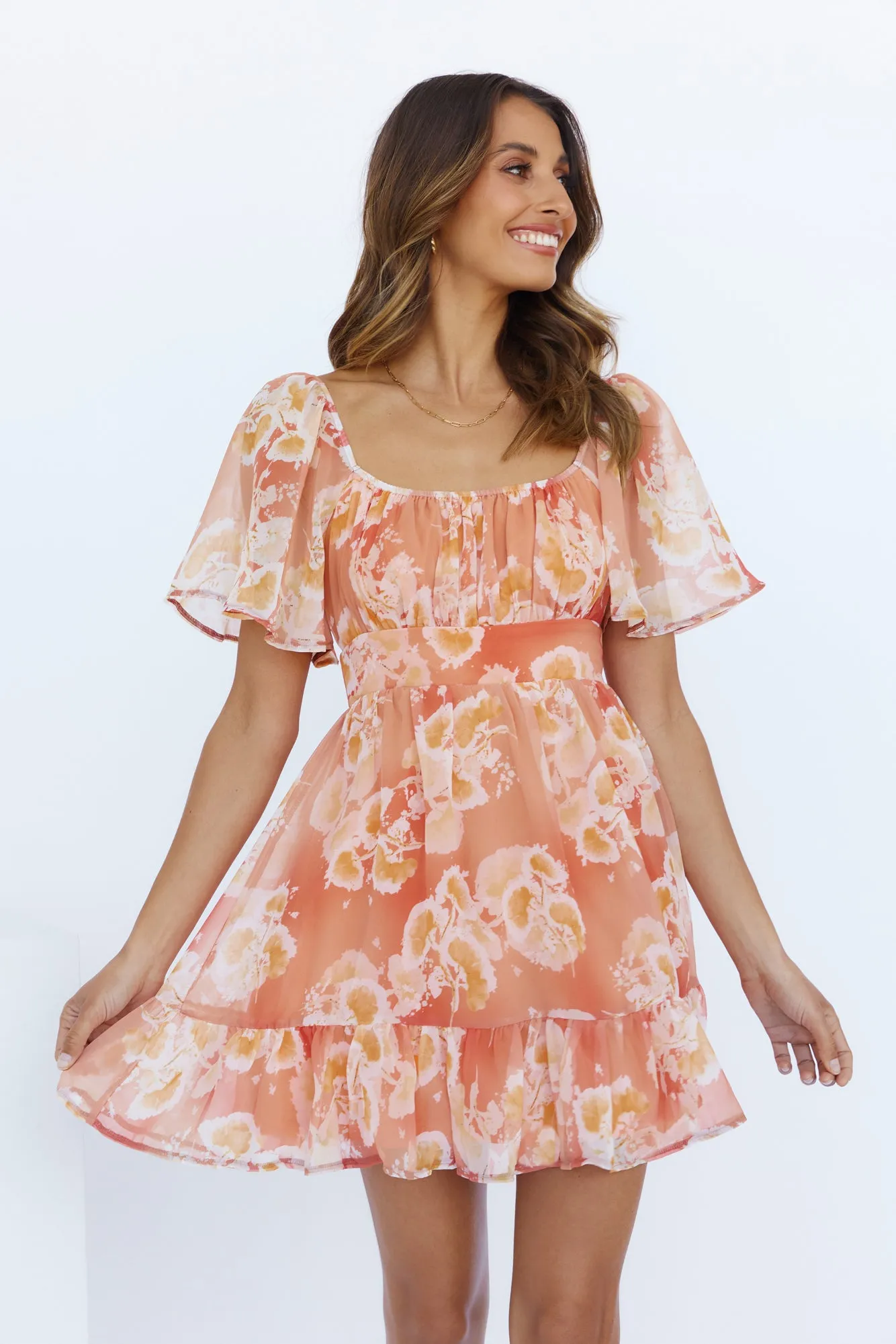 Painting The Town Dress Orange sold by Hello Molly product image thumbnail 2