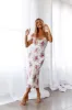 HELLO MOLLY Sunset At Dawn Midi Dress Cream sold by Hello Molly