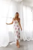 HELLO MOLLY Sunset At Dawn Midi Dress Cream sold by Hello Molly