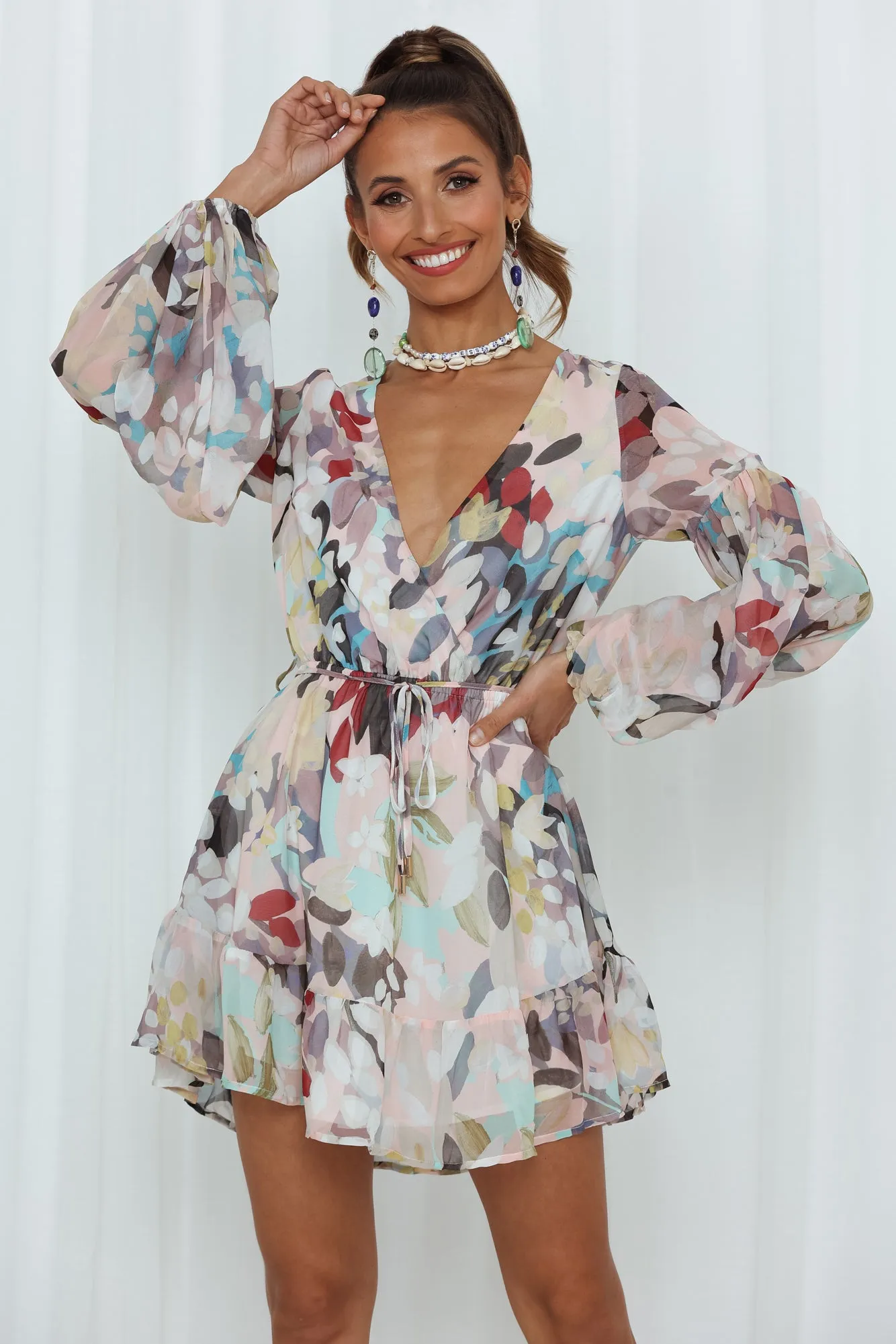 Wrapped Up Dress Blush sold by Hello Molly product image thumbnail 2