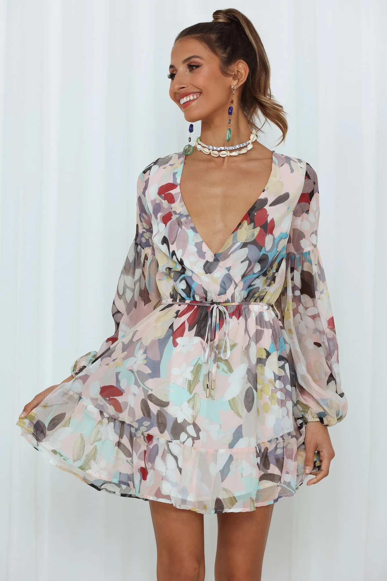 Wrapped Up Dress Blush sold by Hello Molly product image thumbnail 3