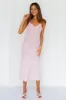 Sunbathing Sunflower Midi Dresses Pink sold by Hello Molly
