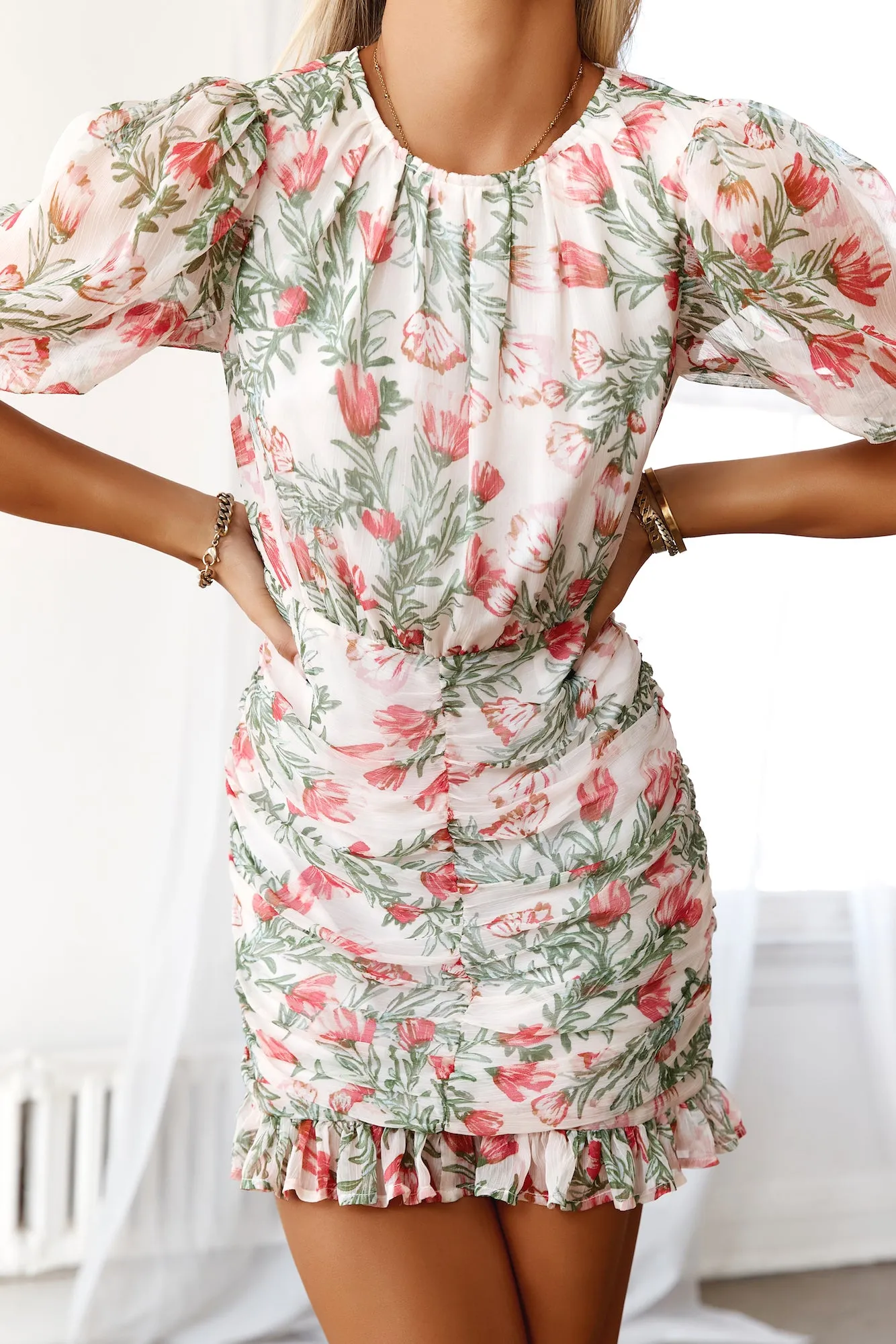 HELLO MOLLY Picnic Event Dress Beige sold by Hello Molly product image thumbnail 4