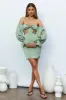 A Different Vibe Dress Sage sold by Hello Molly