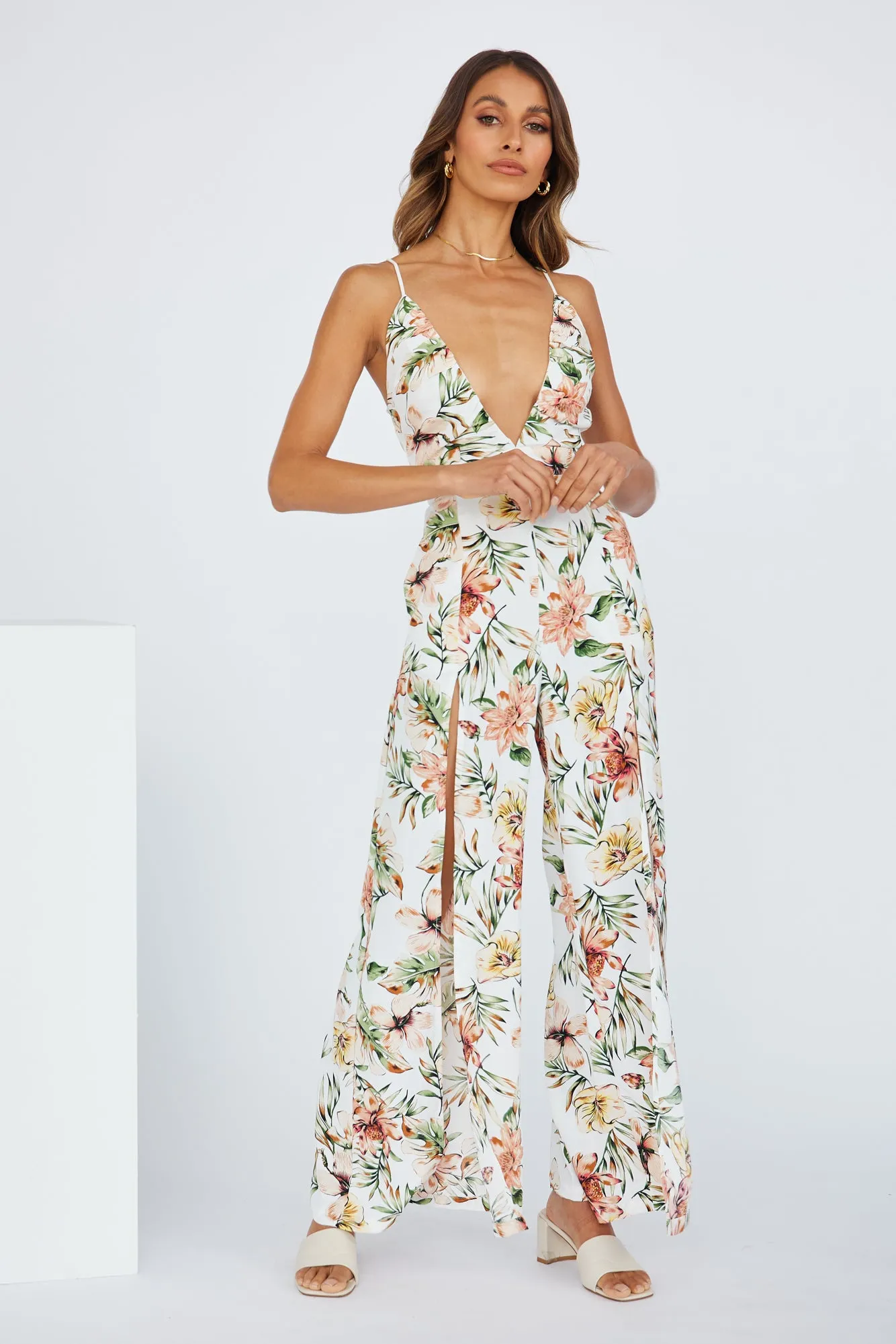 HELLO MOLLY Want You More Jumpsuit White sold by Hello Molly product image thumbnail 5