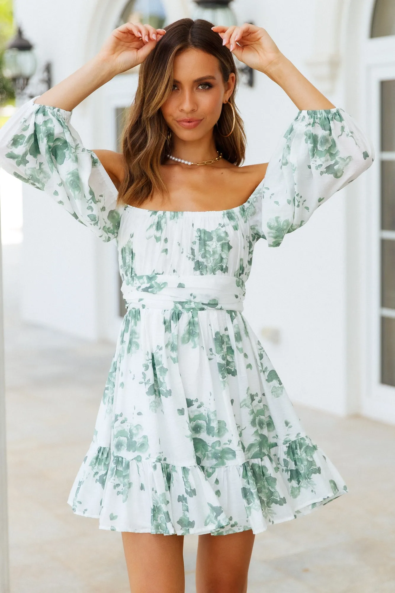 Love Me Dress Olive sold by Hello Molly product image thumbnail 3