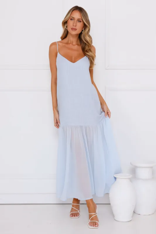Seaglass Maxi Dress Blue sold by Hello Molly