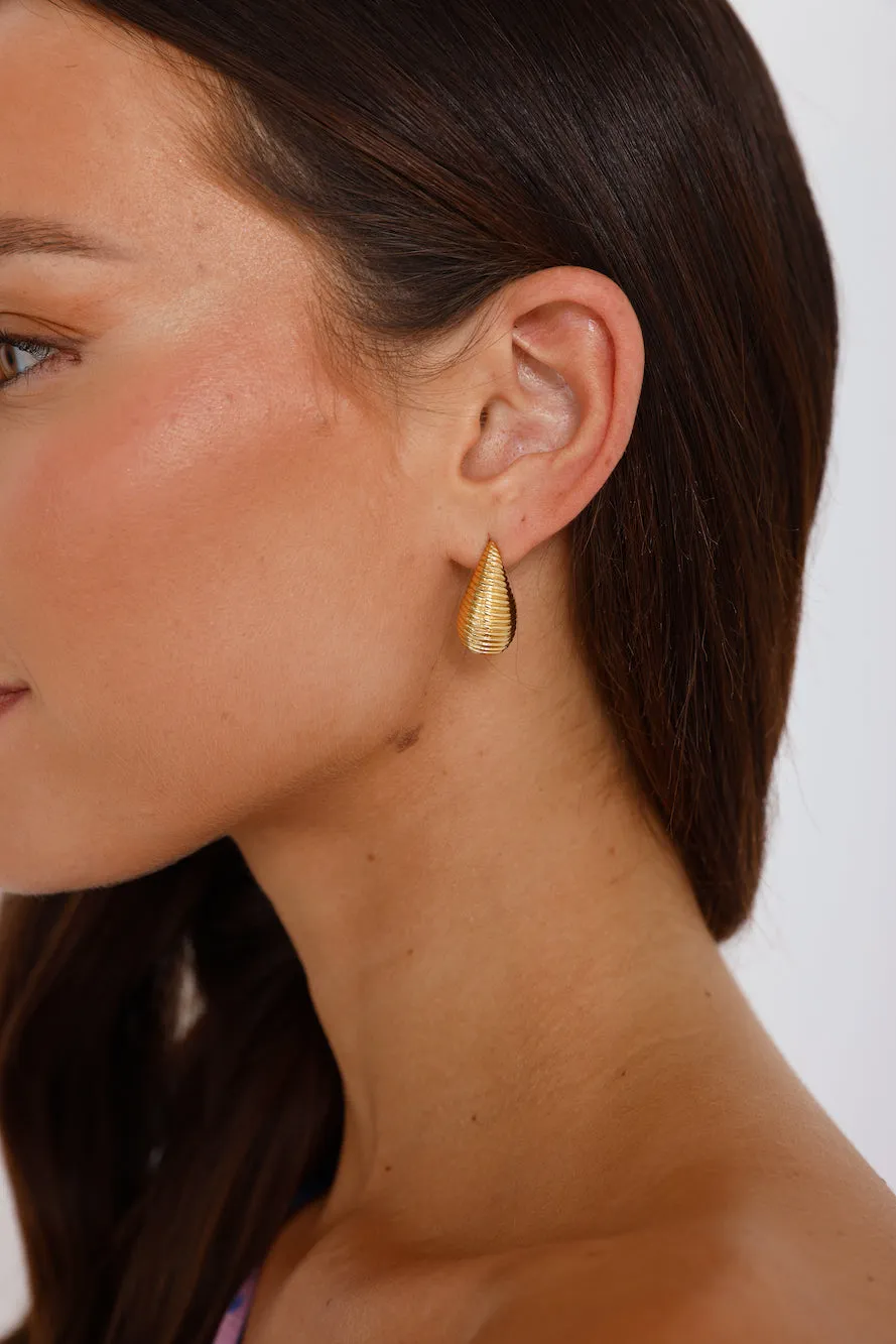 18k Gold Plated Honey Bee Earrings Gold sold by Hello Molly product image thumbnail 3