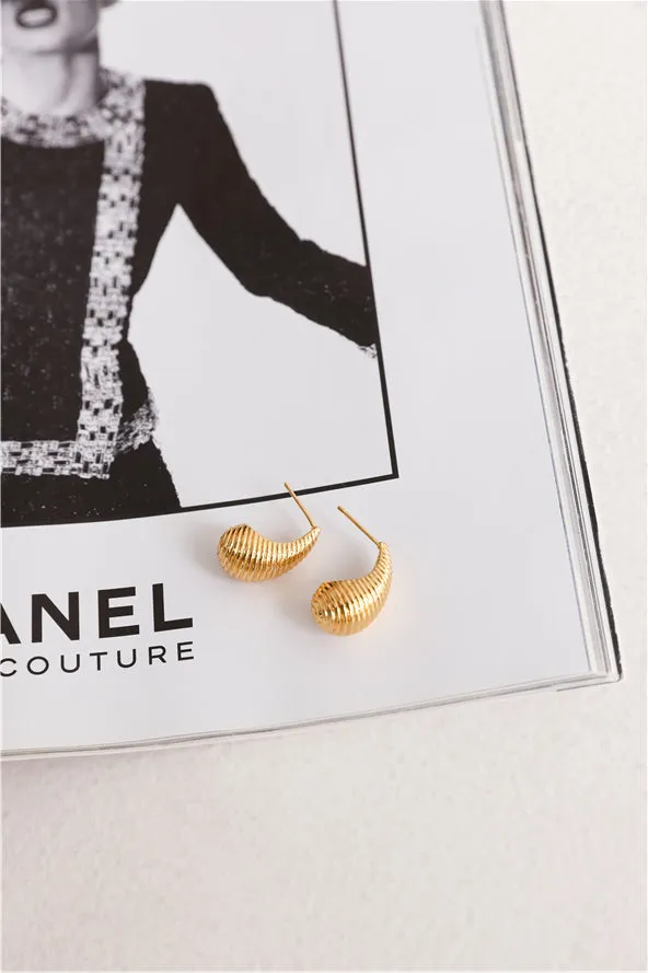 18k Gold Plated Honey Bee Earrings Gold sold by Hello Molly