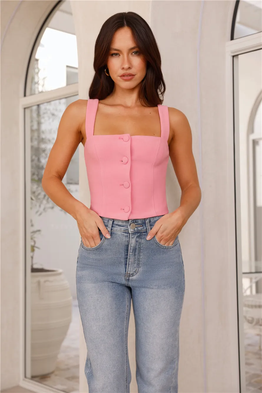 Candy Apple Crop Top Pink sold by Hello Molly product image thumbnail 3