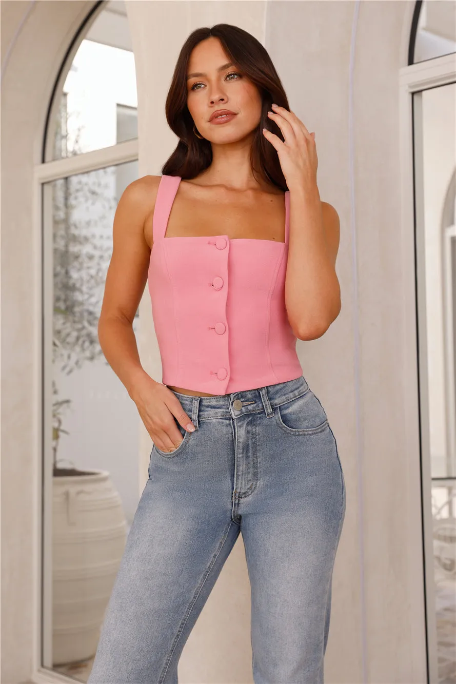 Candy Apple Crop Top Pink sold by Hello Molly