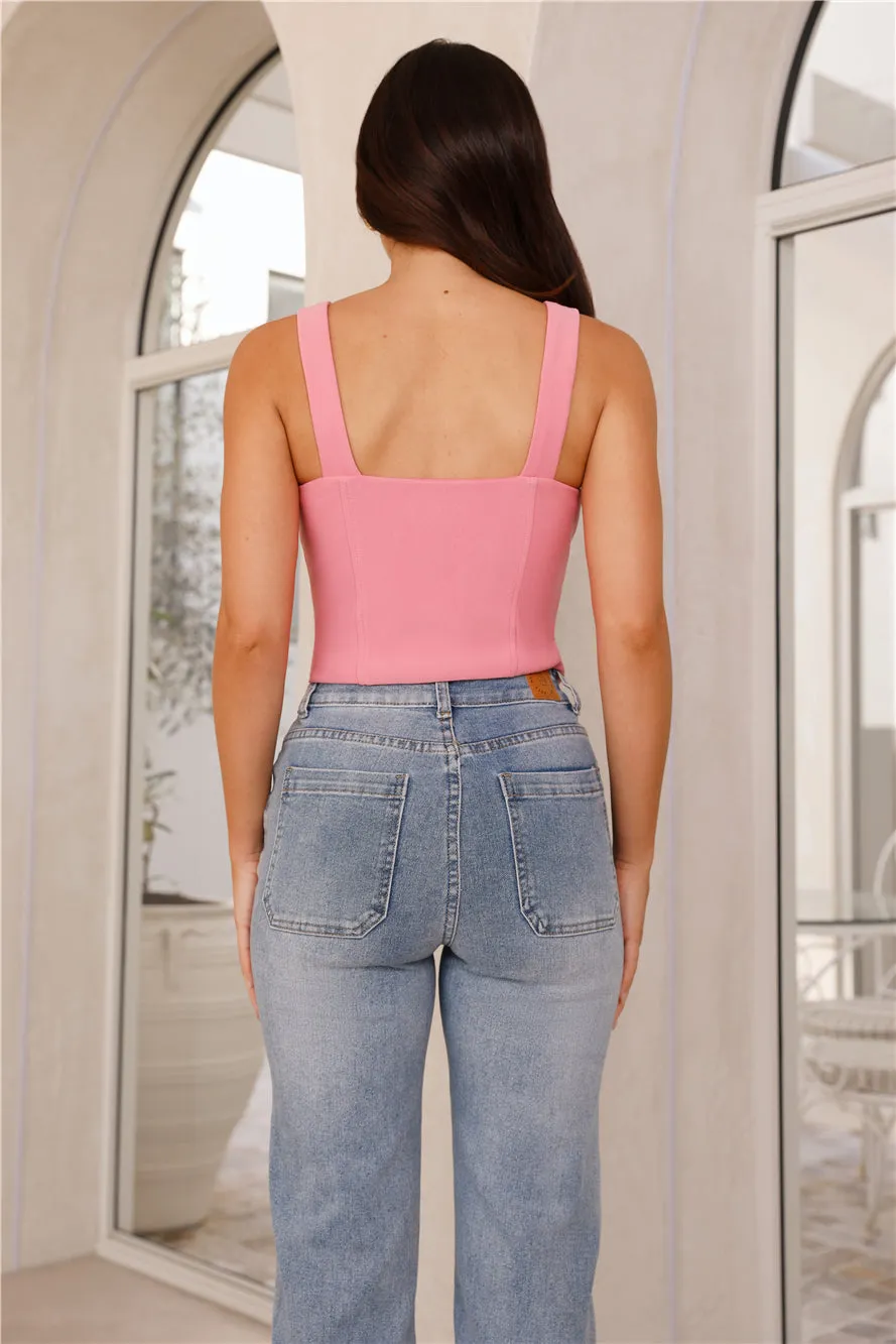 Candy Apple Crop Top Pink sold by Hello Molly product image thumbnail 5