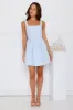 Daydreaming In Paris Mini Dress Blue sold by Hello Molly
