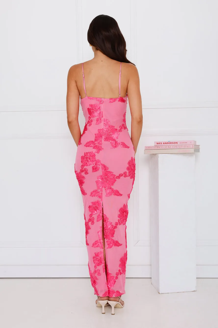 Estelle Mesh Maxi Dress Pink sold by Hello Molly product image thumbnail 5