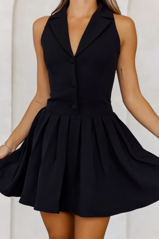 Business Chic Mini Dress Black sold by Hello Molly