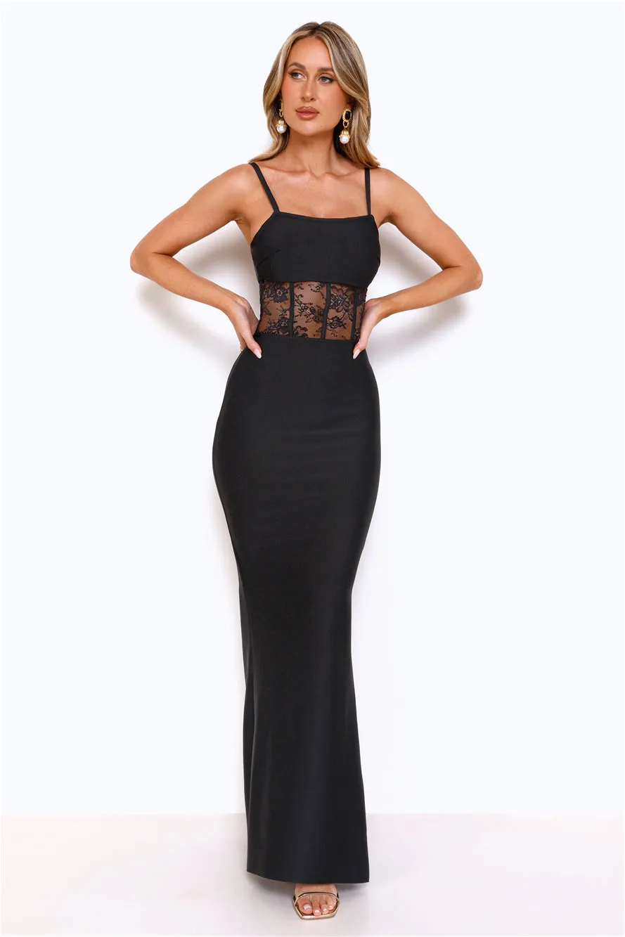 Competition Worthy Bandage Maxi Dress Black sold by Hello Molly product image thumbnail 3