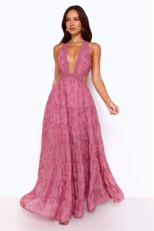 Crystal Cove Maxi Dress Pink sold by Hello Molly