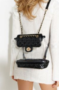 BILLINI Cassie Backpack Black Clear sold by Hello Molly