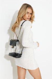 BILLINI Cassie Backpack Black Clear sold by Hello Molly