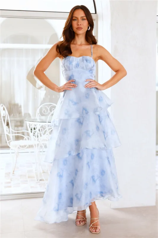 Best Personality Maxi Dress Blue sold by Hello Molly