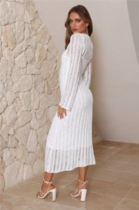 Washed Up Maxi Dress White sold by Hello Molly